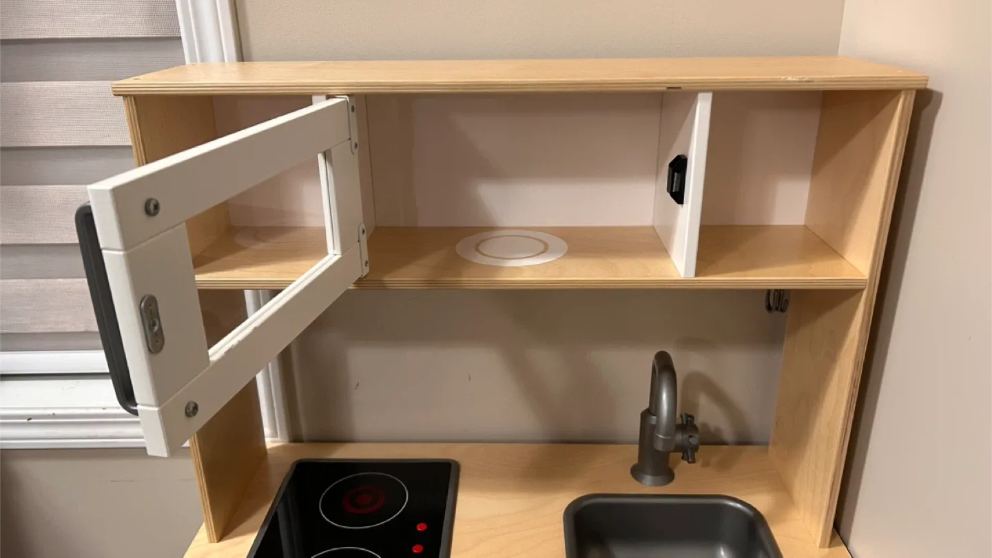 IKEA Duktig Play Kitchen With Dishes and Food image indicator(2)