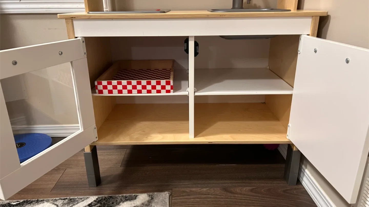 IKEA Duktig Play Kitchen With Dishes and Food image indicator(5)