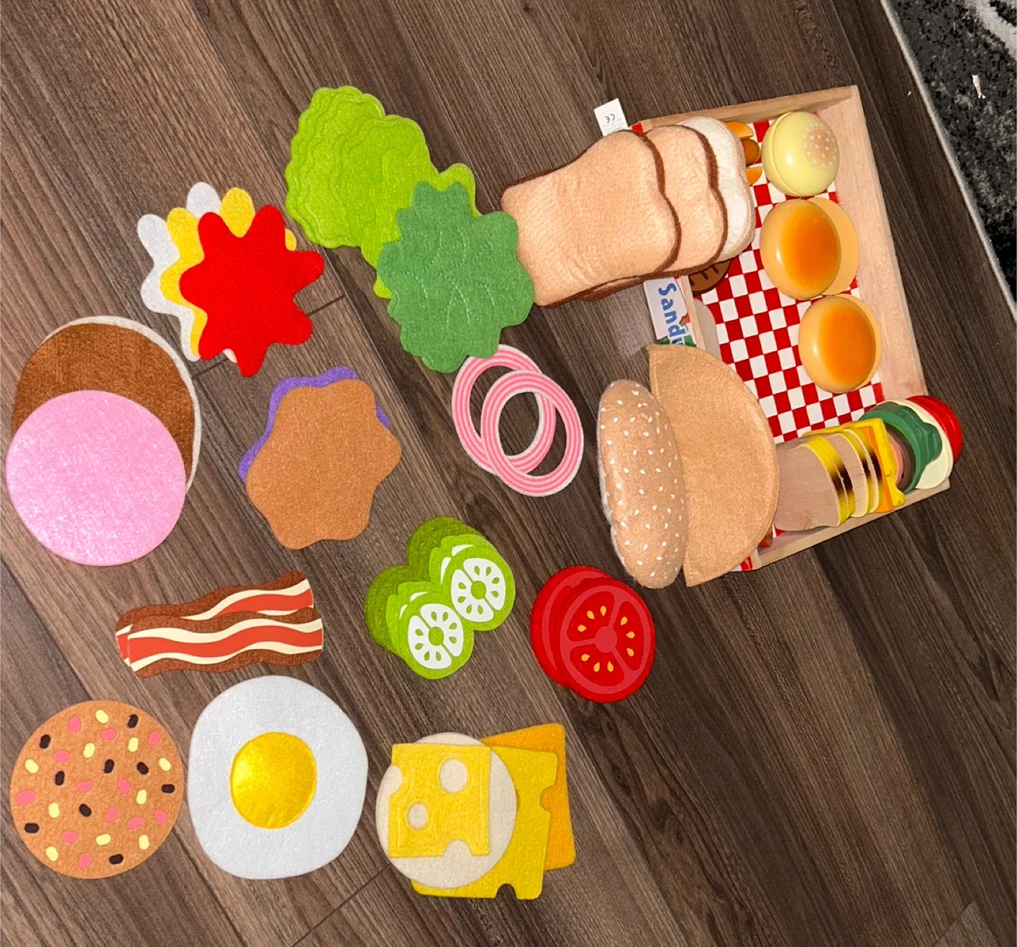 IKEA Duktig Play Kitchen With Dishes and Food image indicator(9)