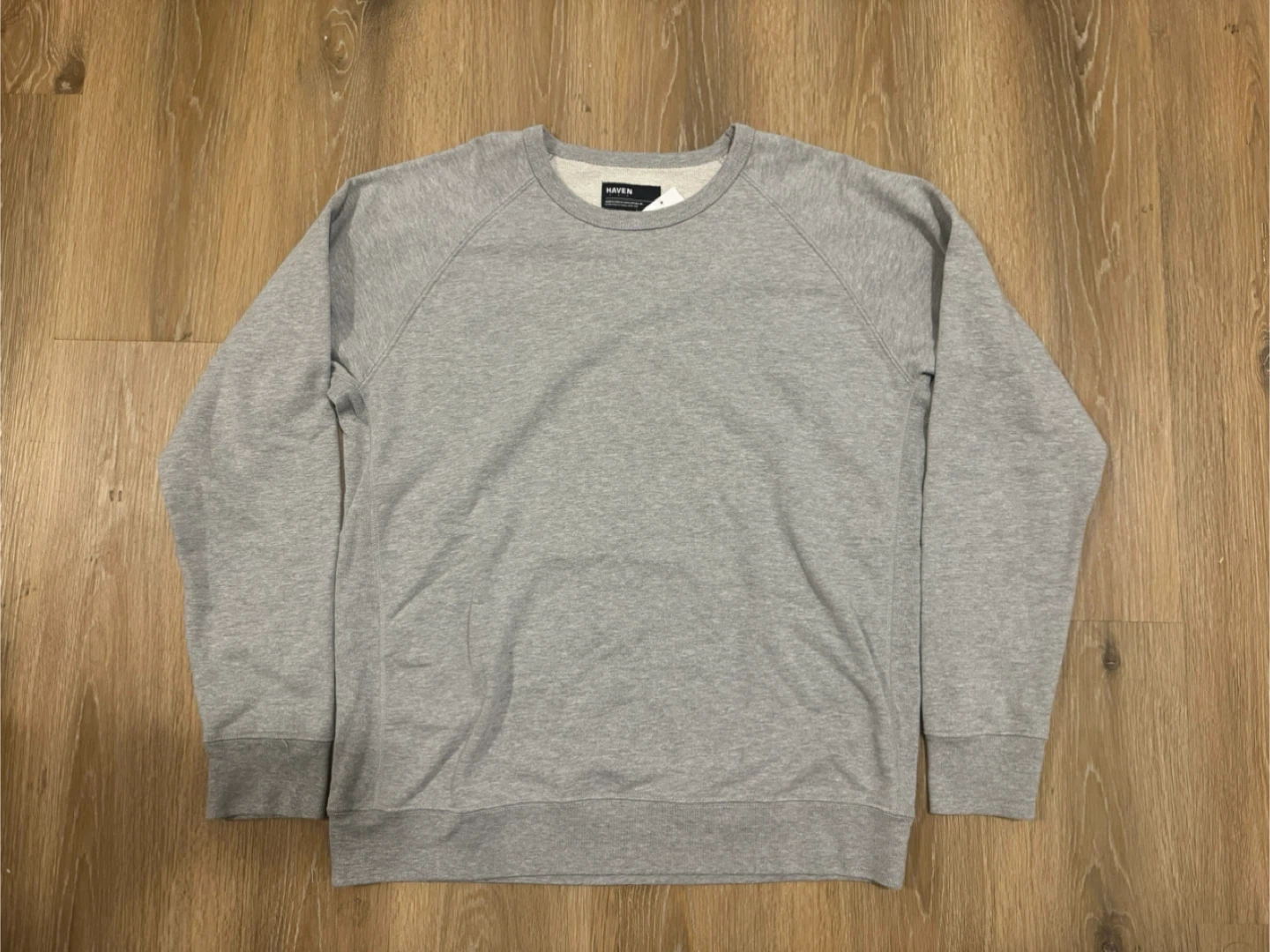 Haven Men Grey Crewneck Shirt Size Large/XL