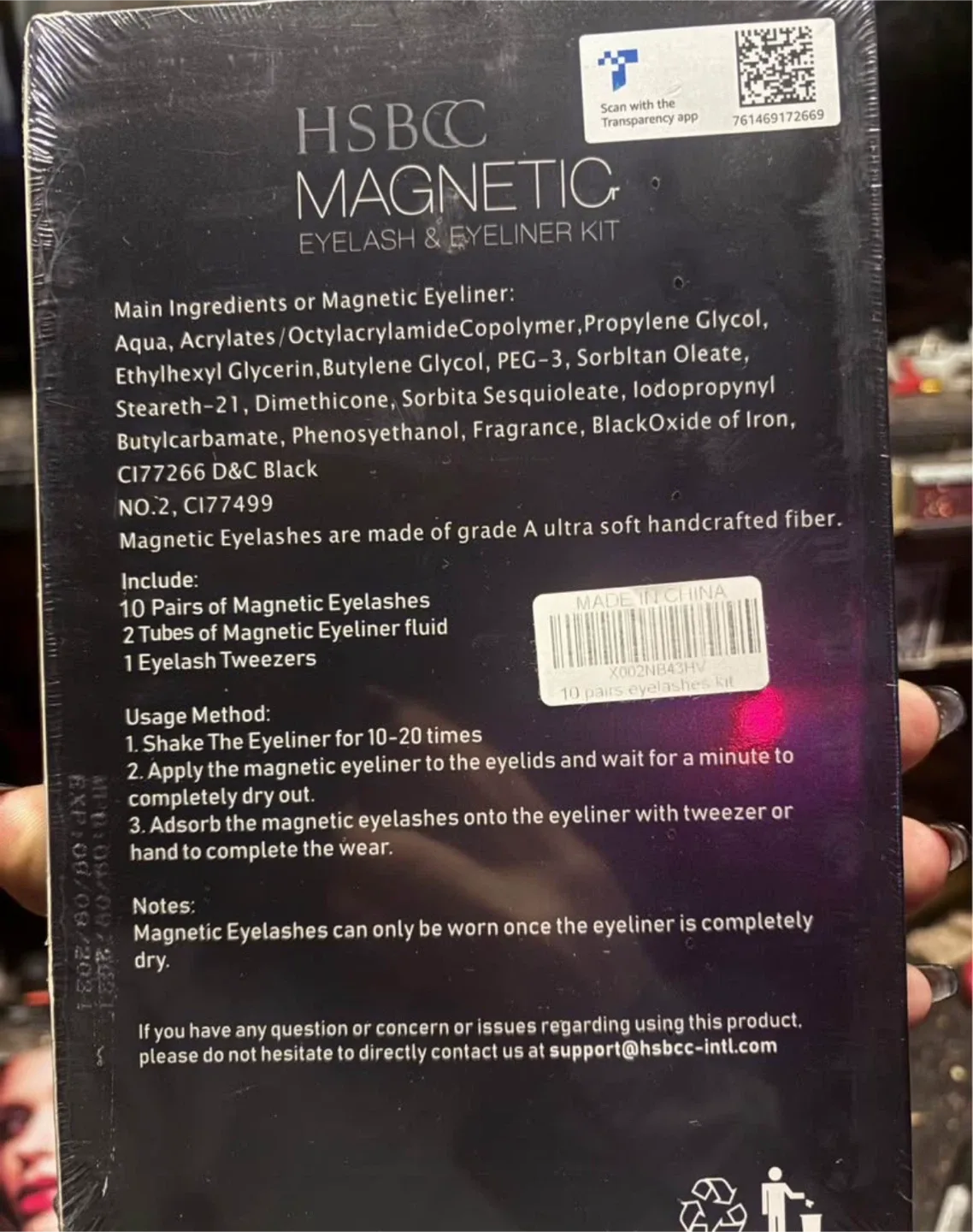 HSBCC Magnetic Eyelash & Eyeliner Kit, New image indicator(2)