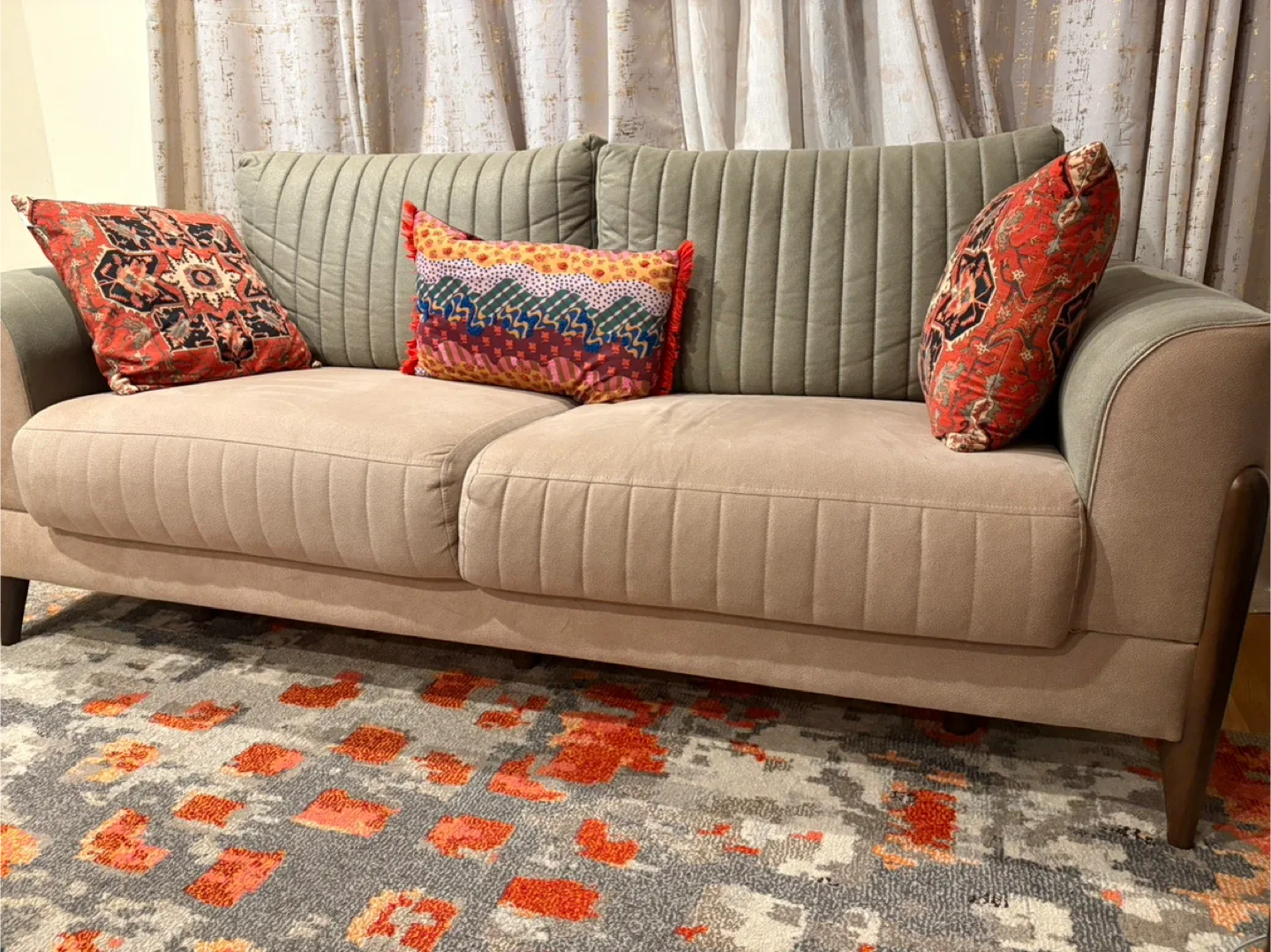 Living Room Set: Sofas, Rug, Coffee Table, End Table image indicator(2)