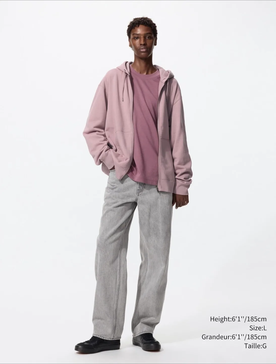 Uniqlo Full-Zip Hoodie, Size M image indicator(2)