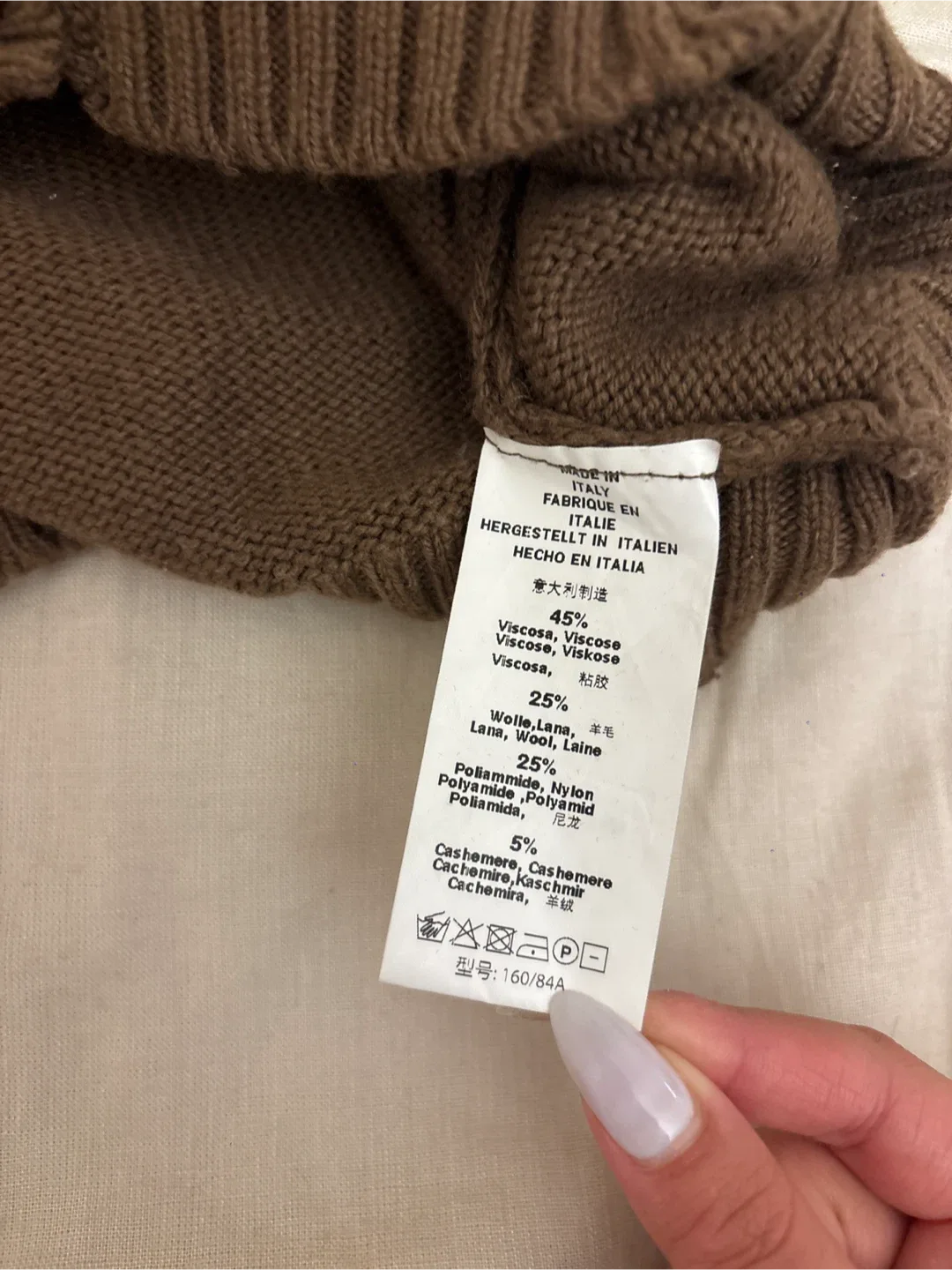 Brandy Melville Brown Knitted Cardigan image indicator(3)