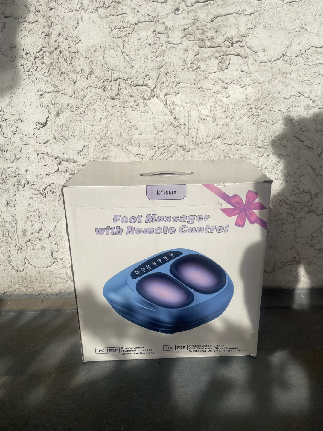 ikristin Foot Massager with Remote Control - New in Box
