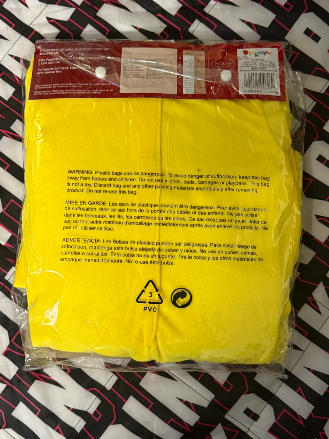 Pokemon Pikachu Child Costume Size S/P (4-6) - photo 2