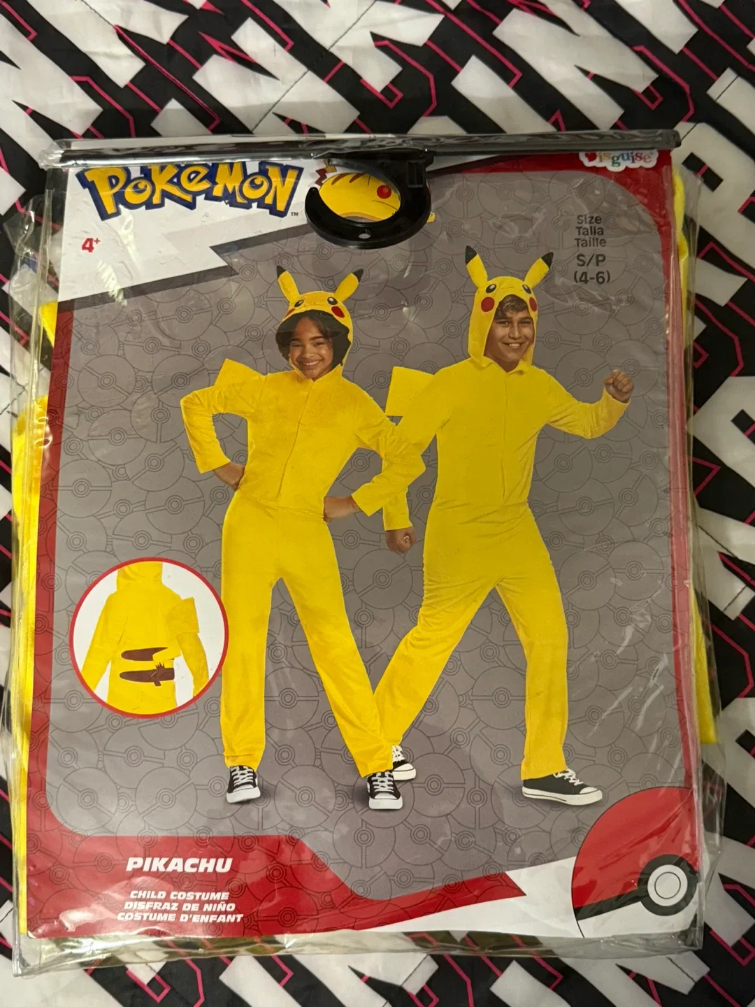 Pokemon Pikachu Child Costume Size S/P (4-6) thumbnail