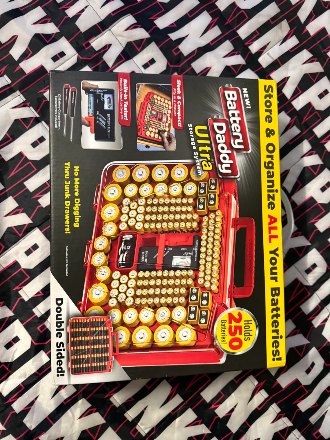 Battery Daddy Ultra Storage System - Holds 250 Batteries