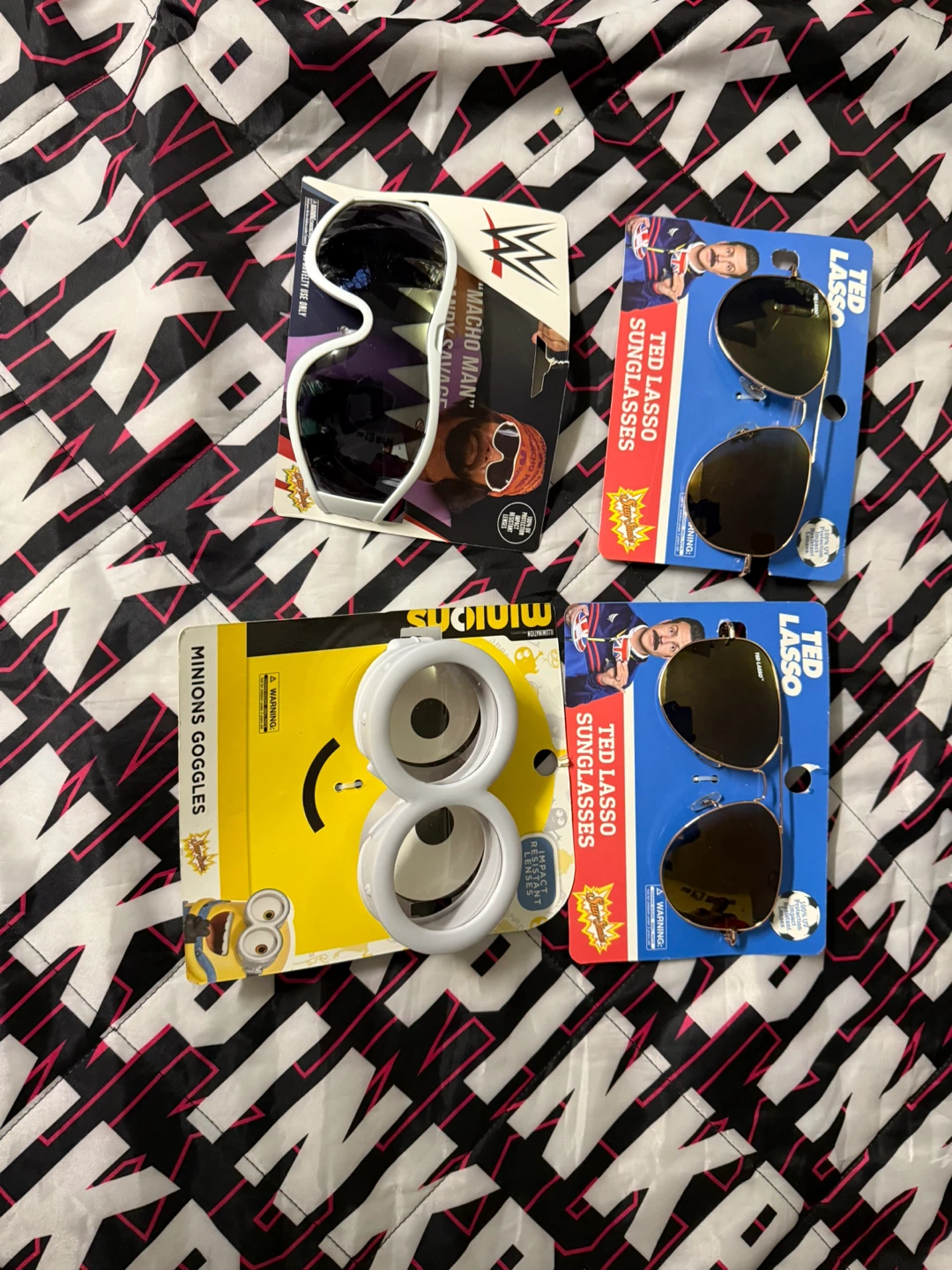 Halloween Costume Sunglasses, Mask, Wig, & Suspenders - photo 4