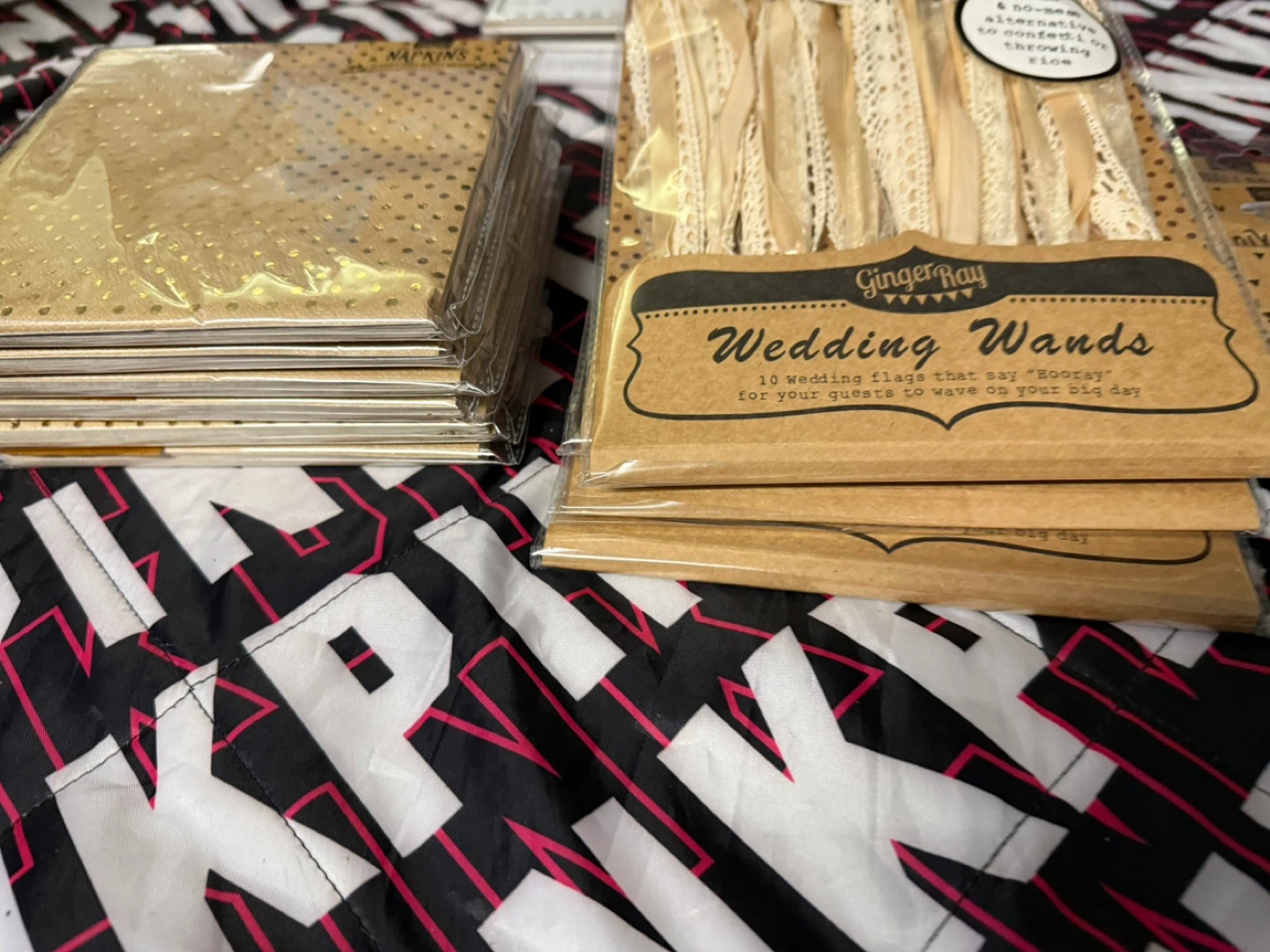 Ginger Ray Wedding Wands & Napkins - photo 3