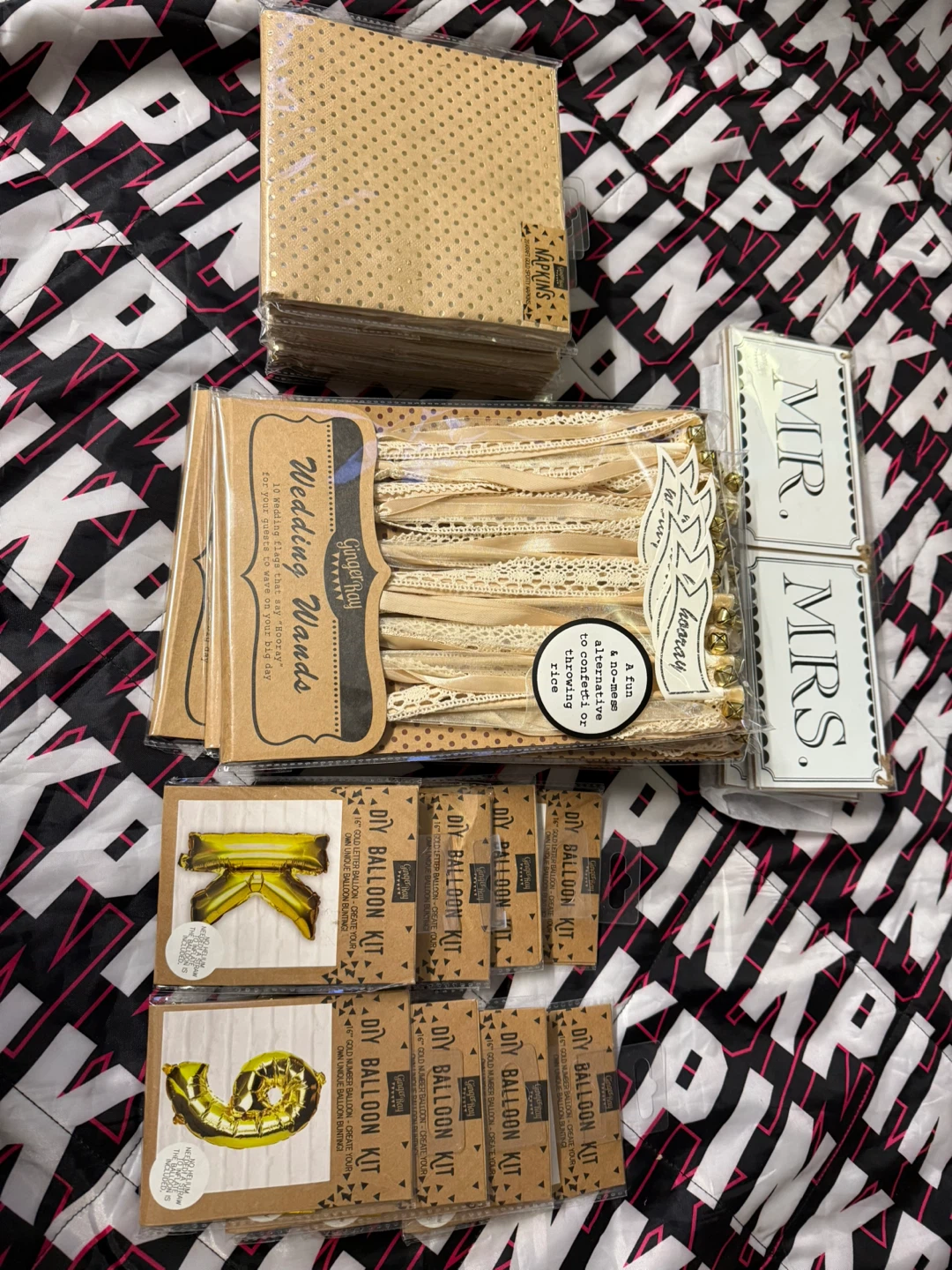 Ginger Ray Wedding Wands & Napkins - photo 2