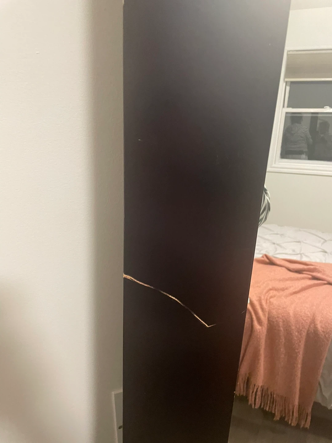Full Length Mirror - Brown Frame - photo 3