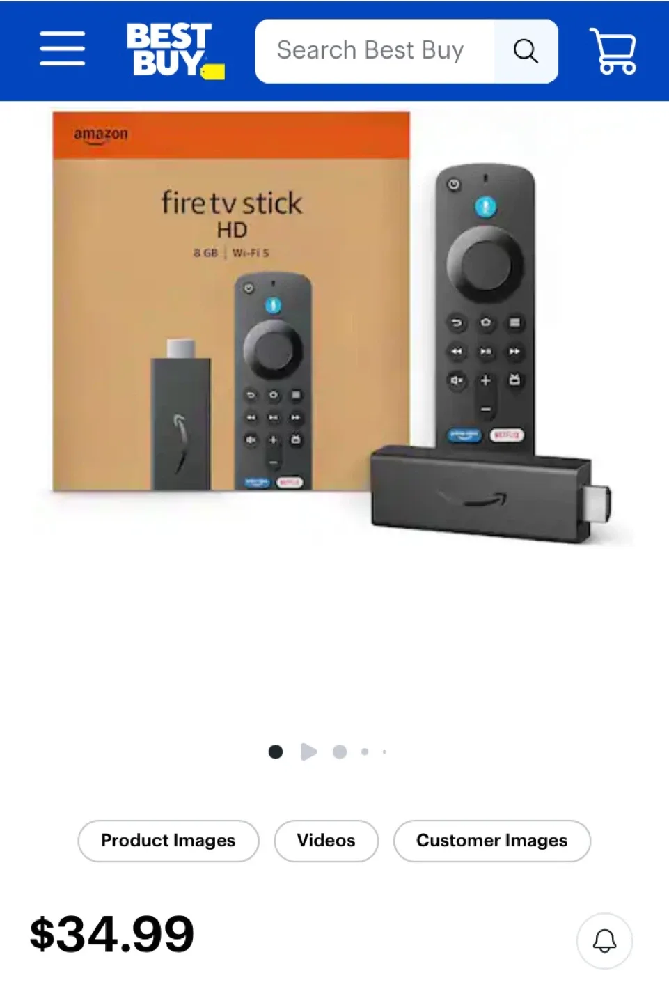 Amazon Fire TV Stick HD - Like New! image indicator(3)