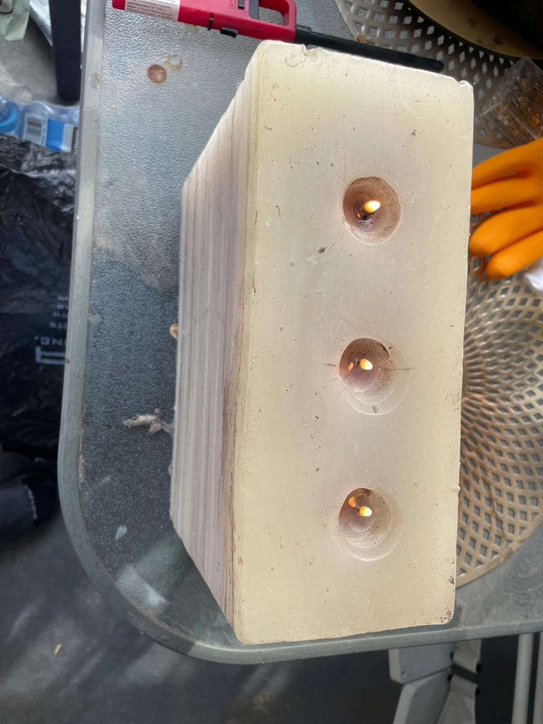 Large Pillar Candle - Three Wick