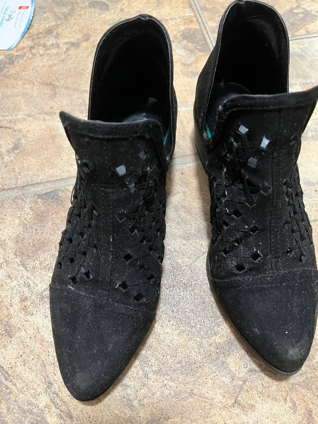 Brand: Expression Black Ankle Boots - Size 6