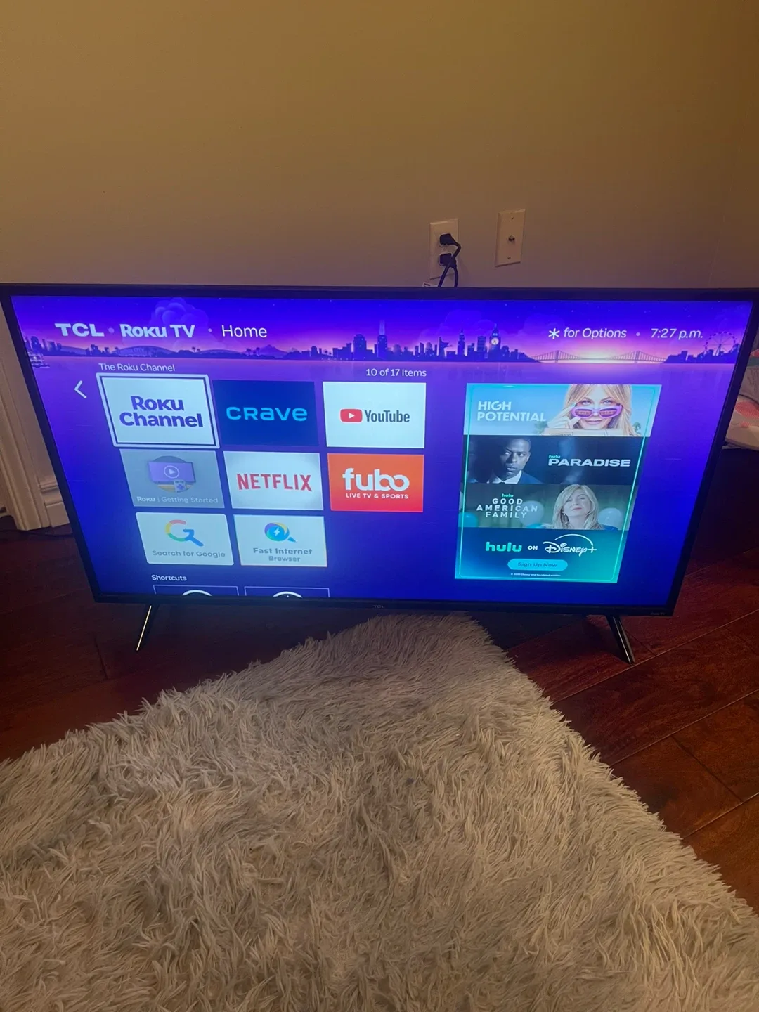 TCL 40S321-CA 40" Roku TV image indicator(2)