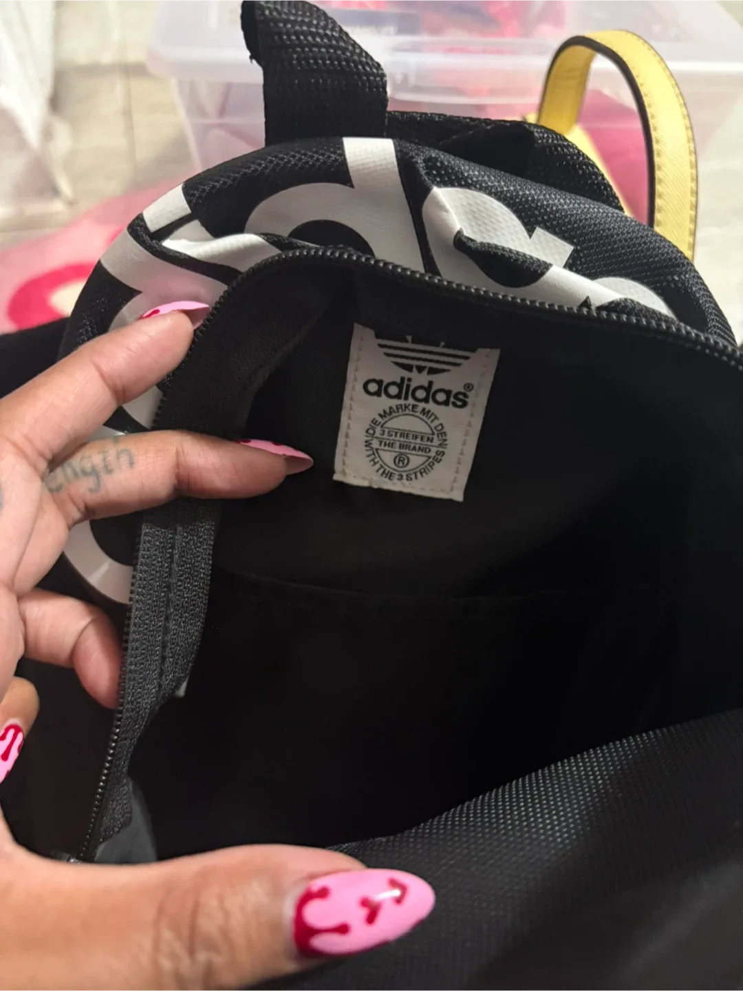 Adidas Mini Backpack - Black & White thumbnail
