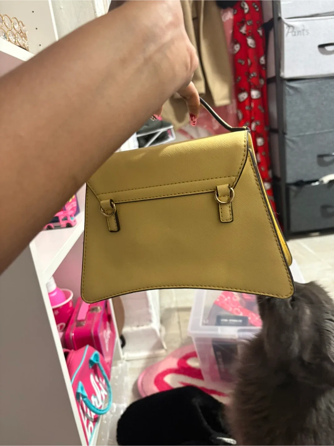 Guess Los Angeles Yellow Handbag image indicator(4)