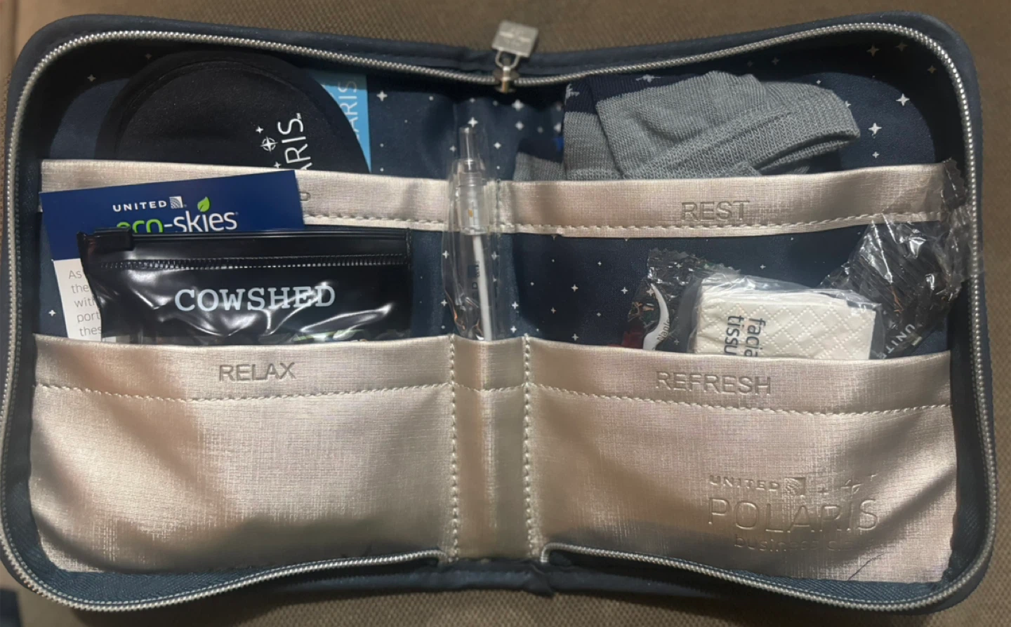 United Polaris Business Class Amenity Kit - photo 2