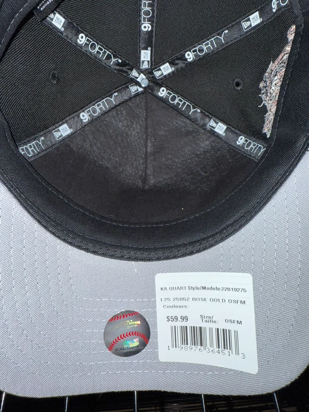 New Era 9FORTY Rose Gold Jays Hat - OSFM