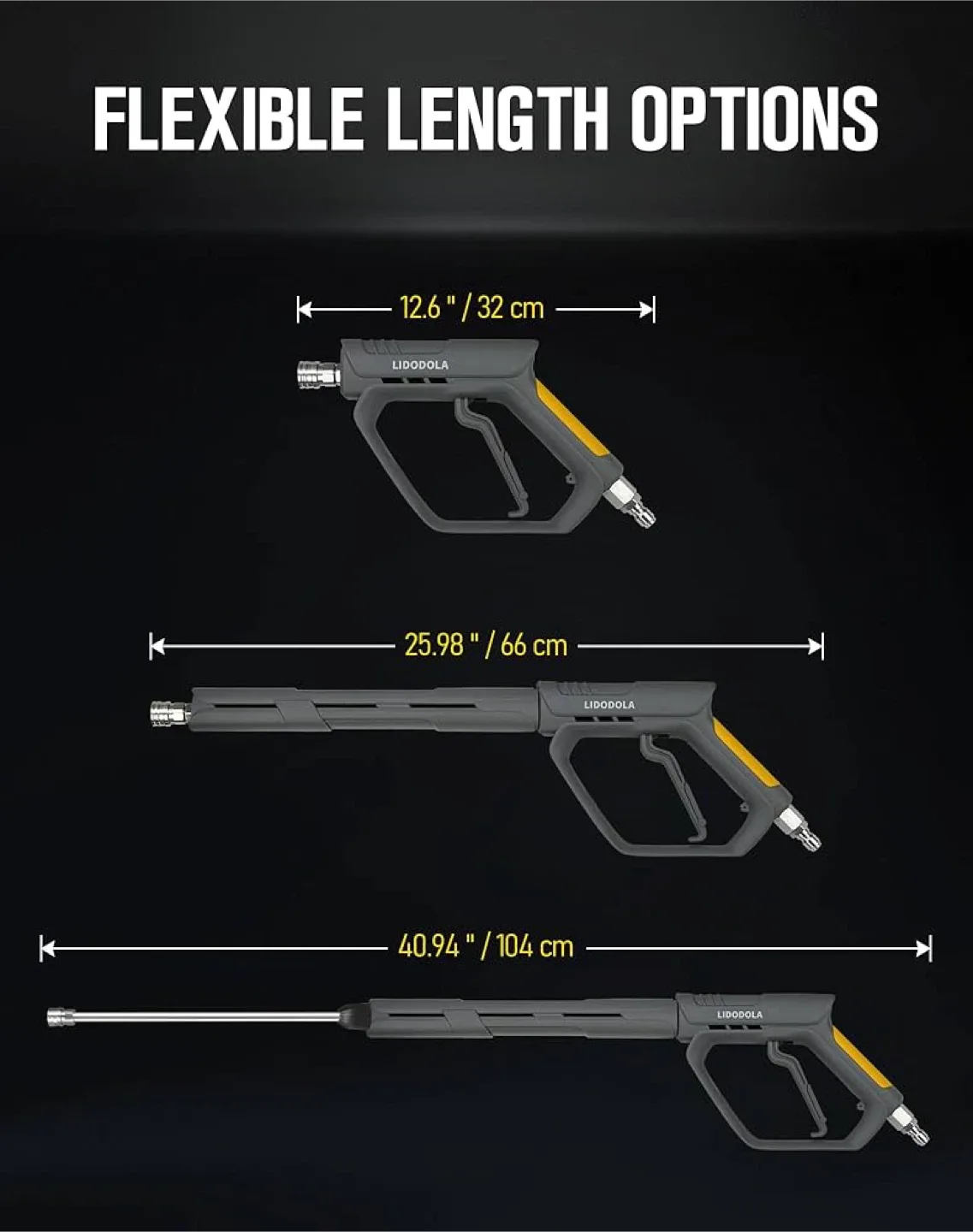 LidoDola 5000 PSI Pressure Washer Gun with Swivel image indicator(5)