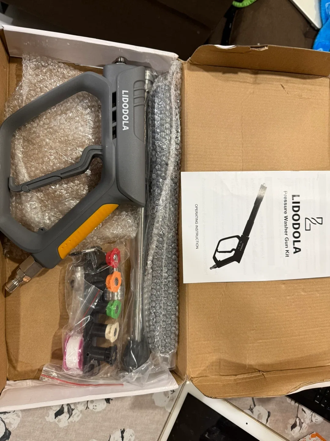 LidoDola 5000 PSI Pressure Washer Gun with Swivel image indicator(9)