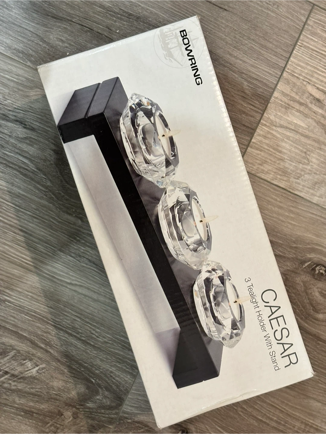 NEW Bowring Caesar 3 Tealight Holder with Stand