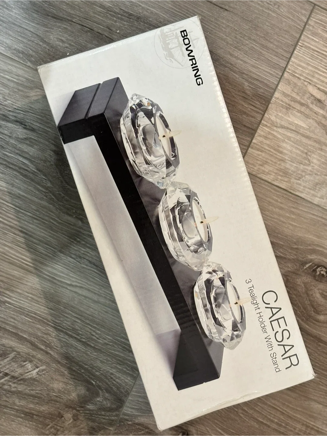 NEW Bowring Caesar 3 Tealight Holder with Stand