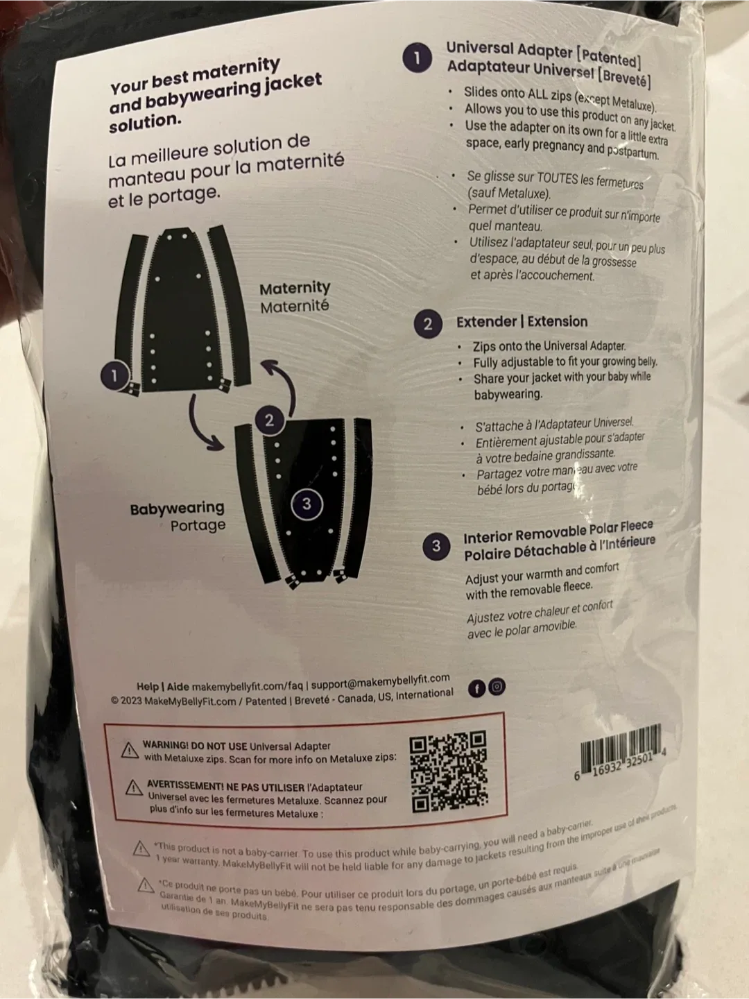 MakeMyBellyFit Universal Jacket Extender - NEW image indicator(2)