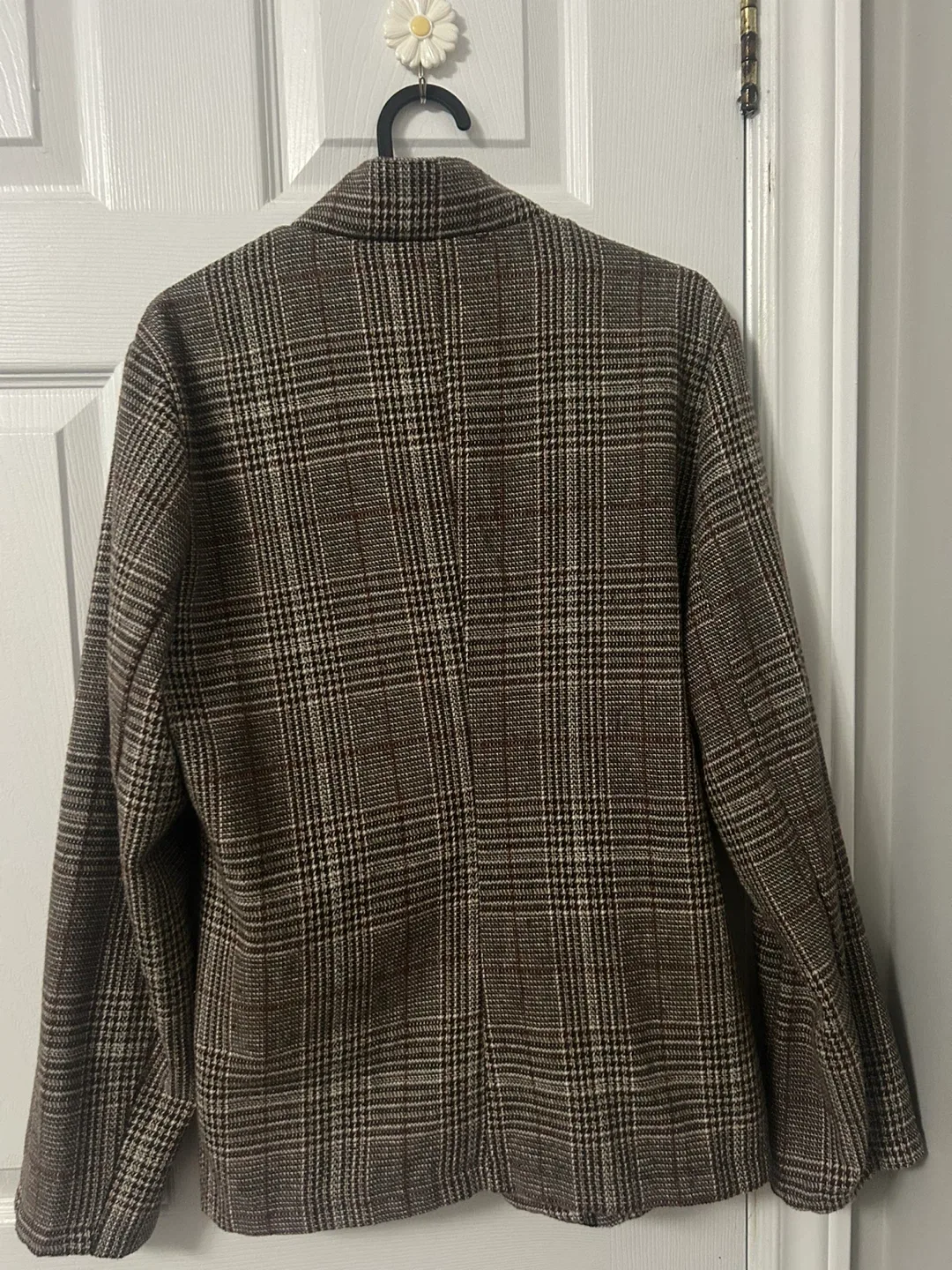 Brown Plaid Blazer image indicator(2)