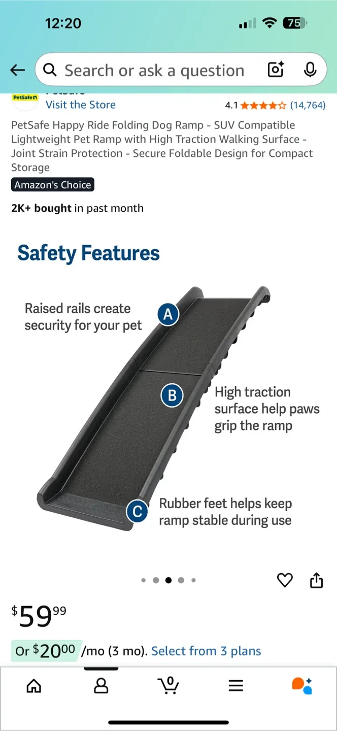 PetSafe Happy Ride Folding Dog Ramp image indicator(4)