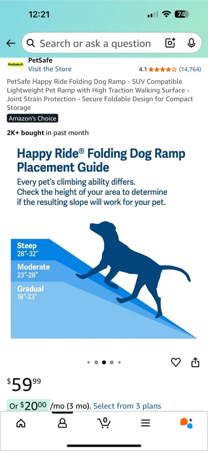 PetSafe Happy Ride Folding Dog Ramp image indicator(2)