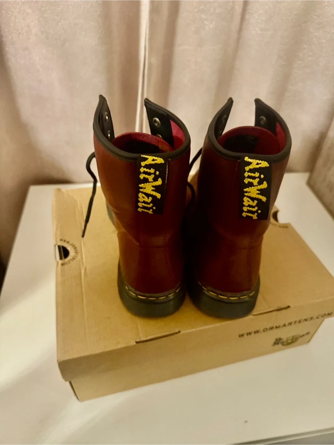 Dr. Martens Zavala Boots Cherry Red US 10 image indicator(3)