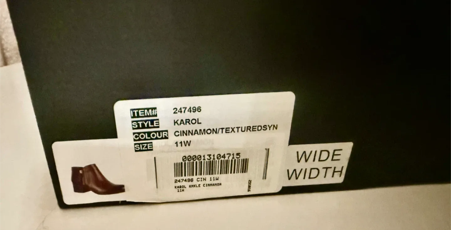 Naturalizer Karol Ankle Boots - Size 11W - Cinnamon image indicator(5)