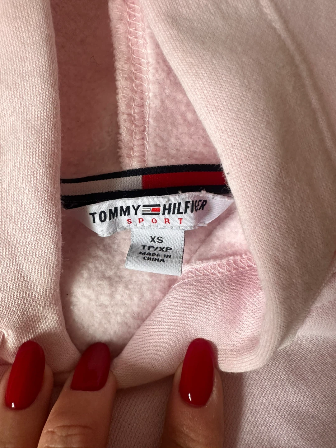 Tommy Hilfiger Sport Pink Hoodie - XS - photo 2
