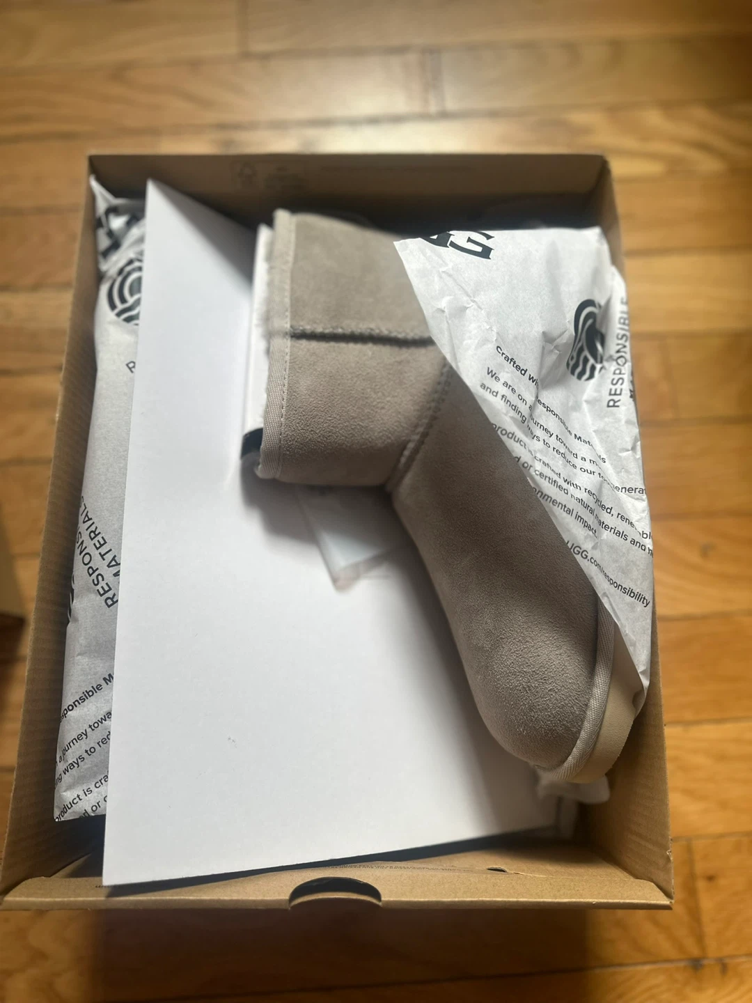UGG Classic Mini Boot - Size 7 - Taupe