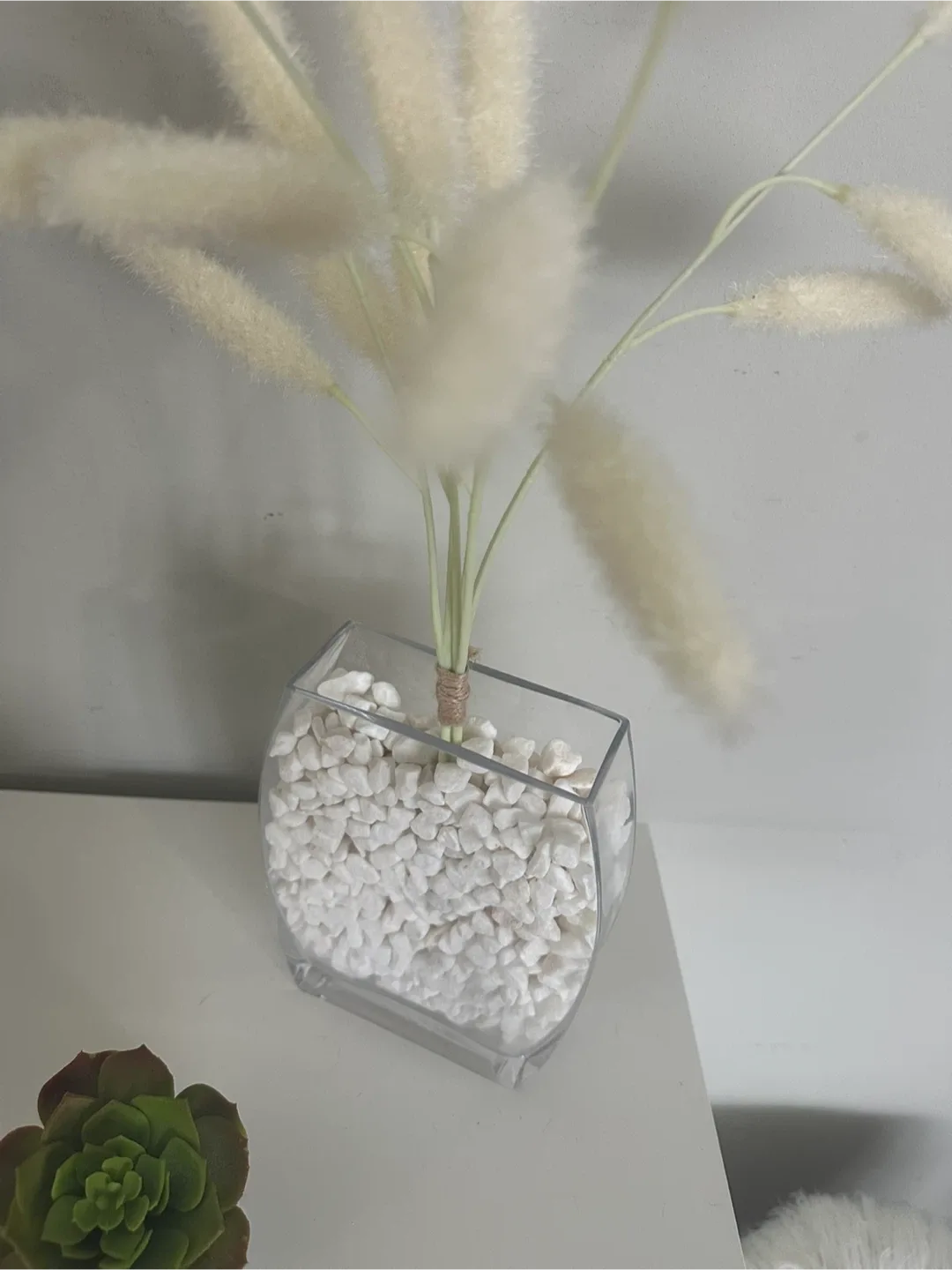 Decorative Vase with White Stones & Plant image indicator(4)