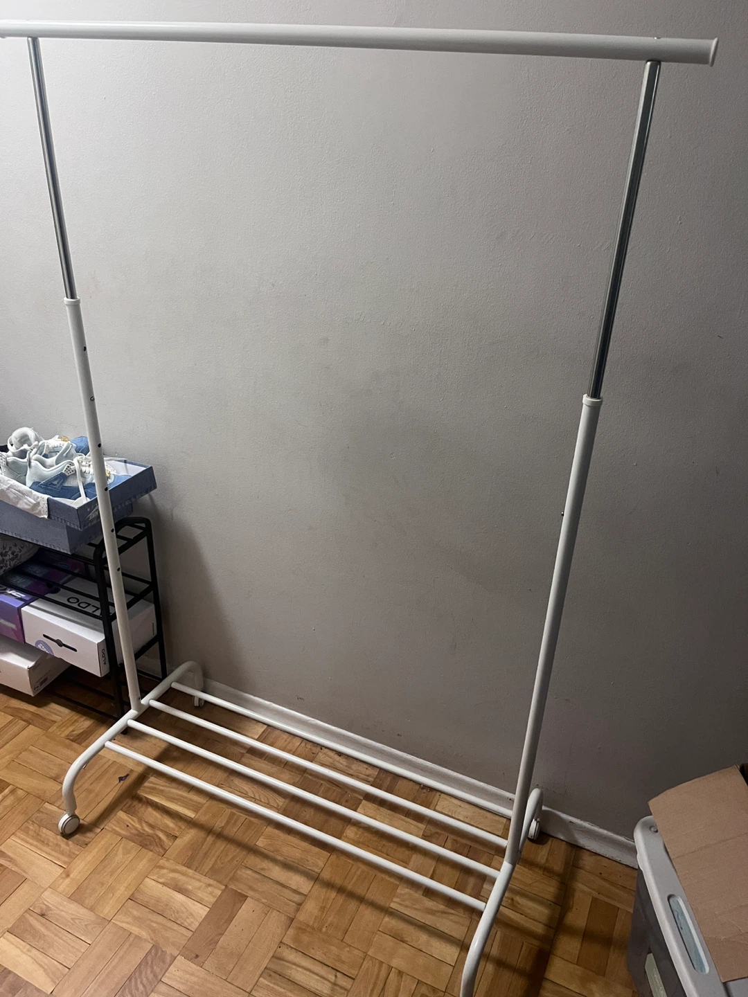 IKEA Rigga Clothes Rack - White - photo 3