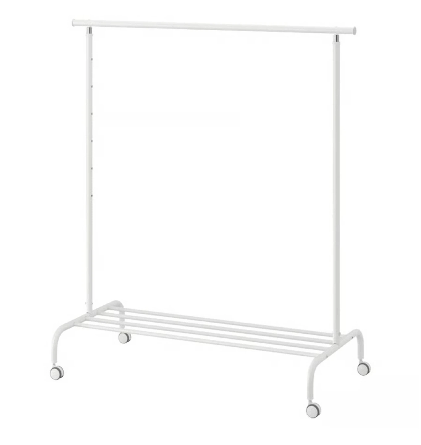IKEA Rigga Clothes Rack - White - photo 2