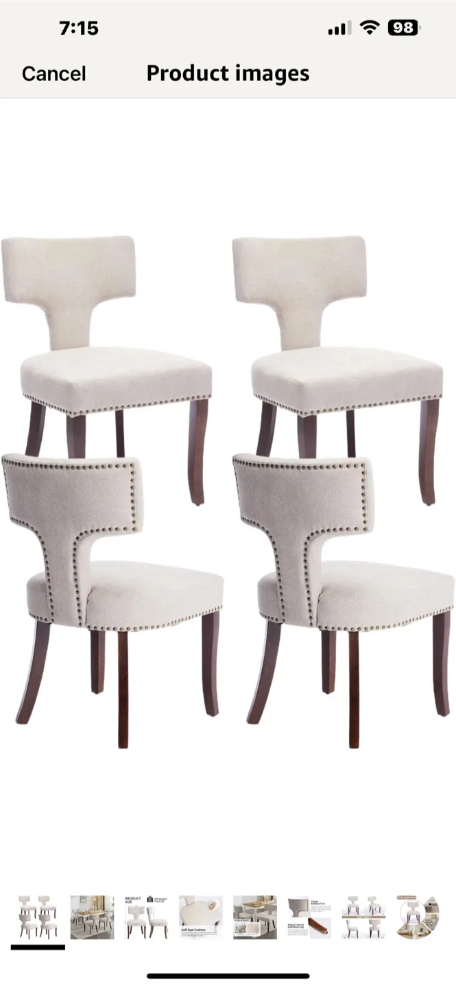 Dining Chairs with Vintage Nailhead Trim image indicator(2)