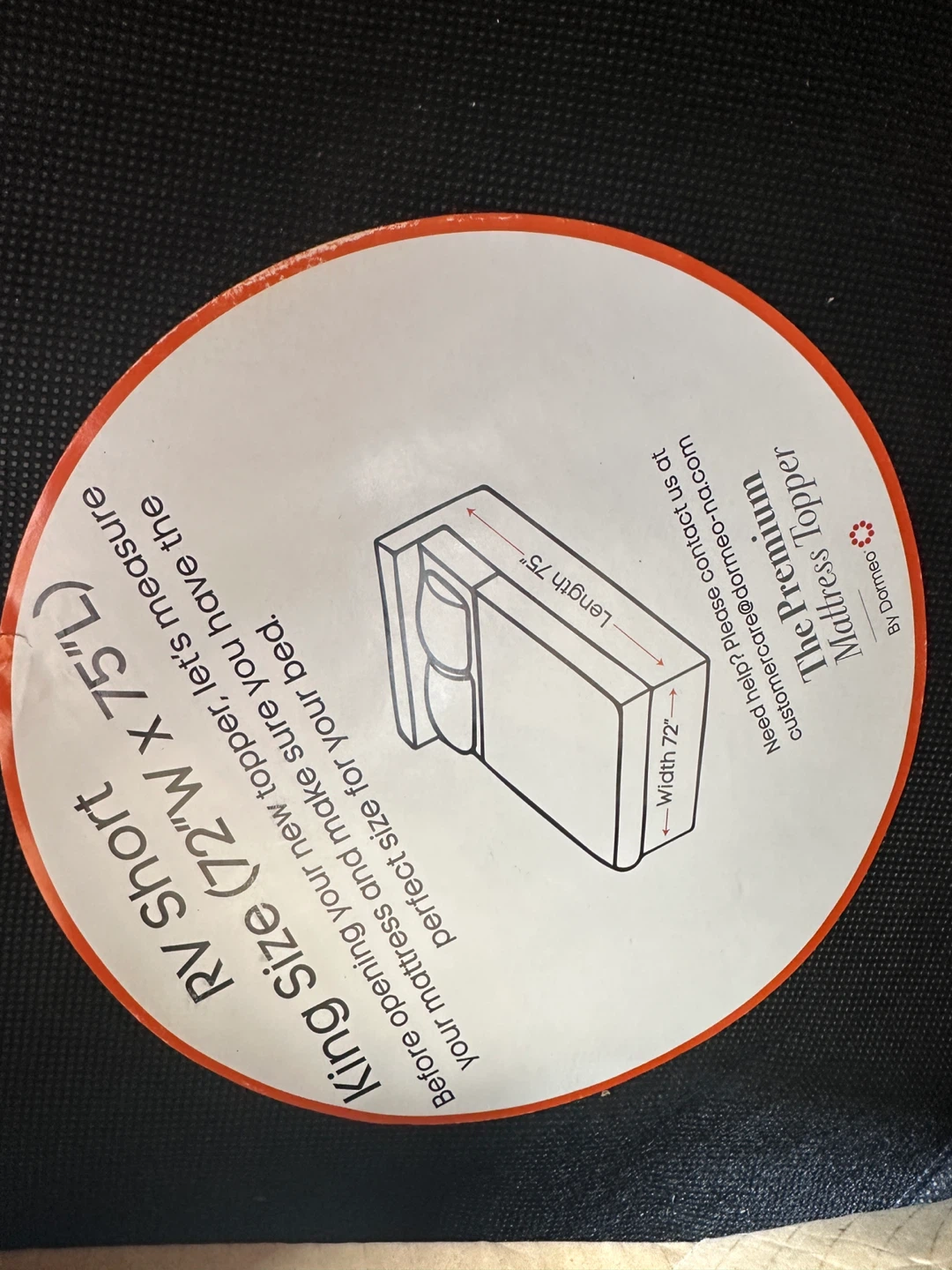 Dormeo RV Short King Mattress Topper, Relieving Octaspring Tech - photo 3