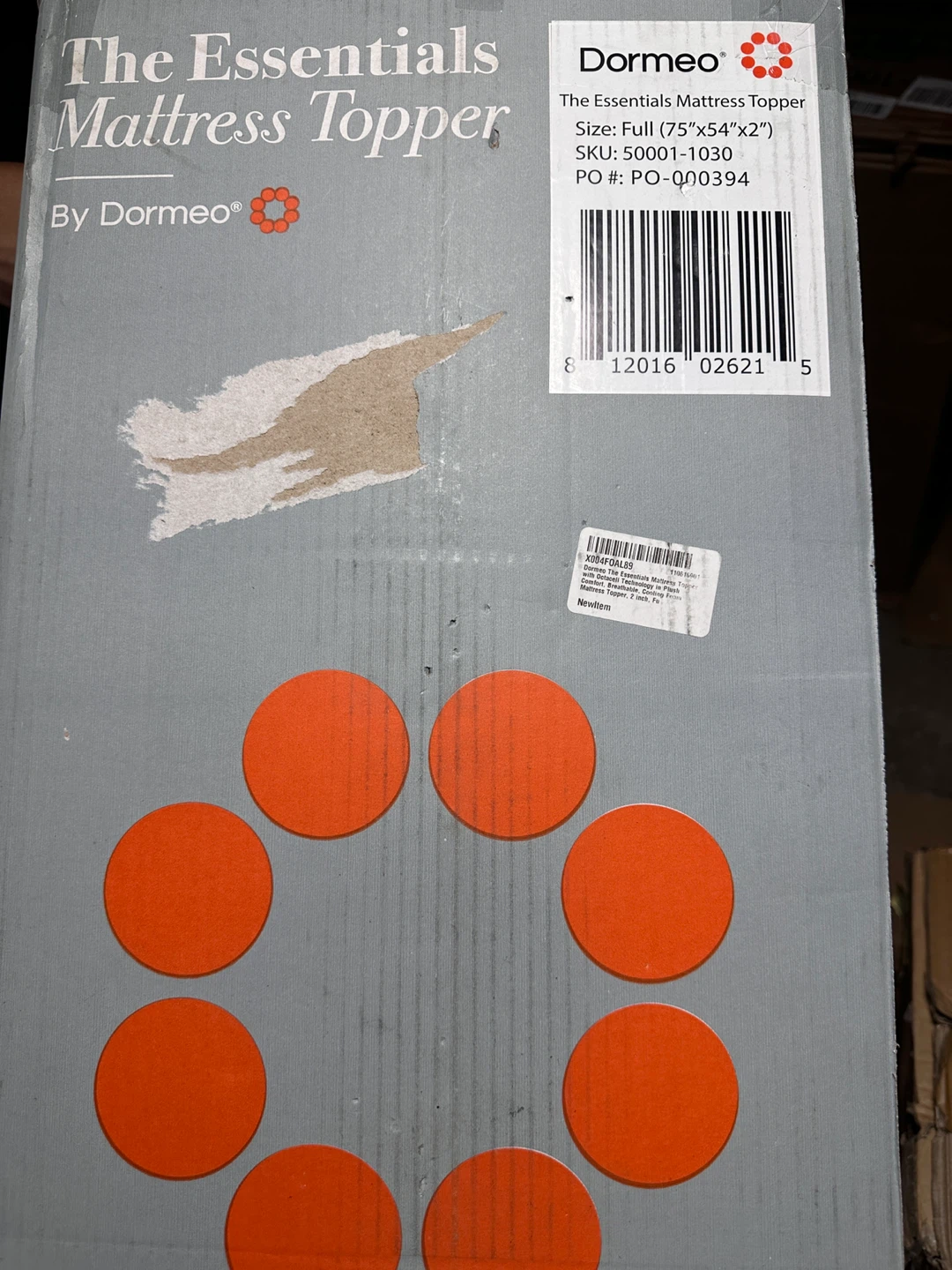 Dormeo RV Short King Mattress Topper, Relieving Octaspring Tech - photo 2