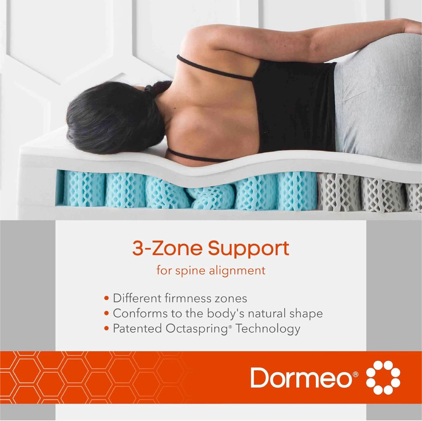 Dormeo RV Short King Mattress Topper, Relieving Octaspring Tech - photo 4
