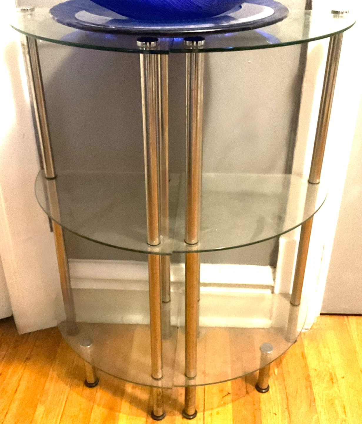 Glass Corner Shelf
