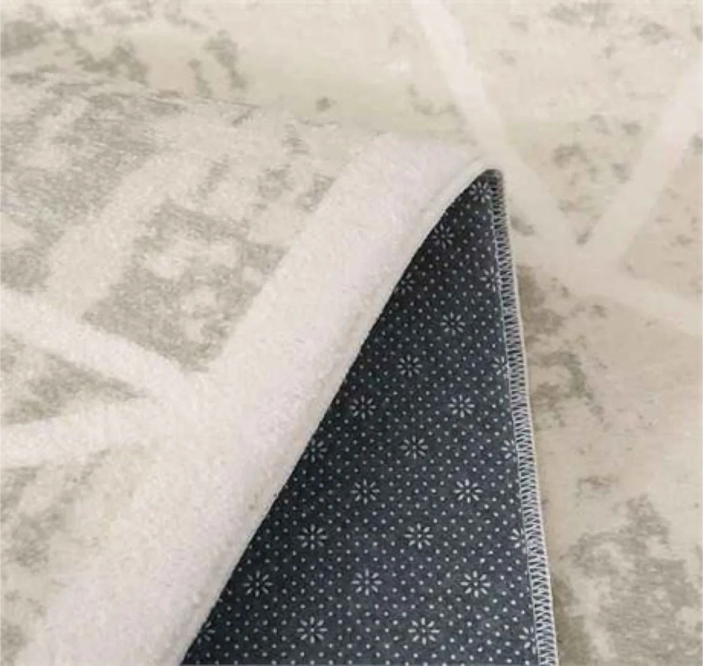 3'11" x 5'3" Cashmere Geometric Non-Slip Area Rug, Ivory image indicator(2)