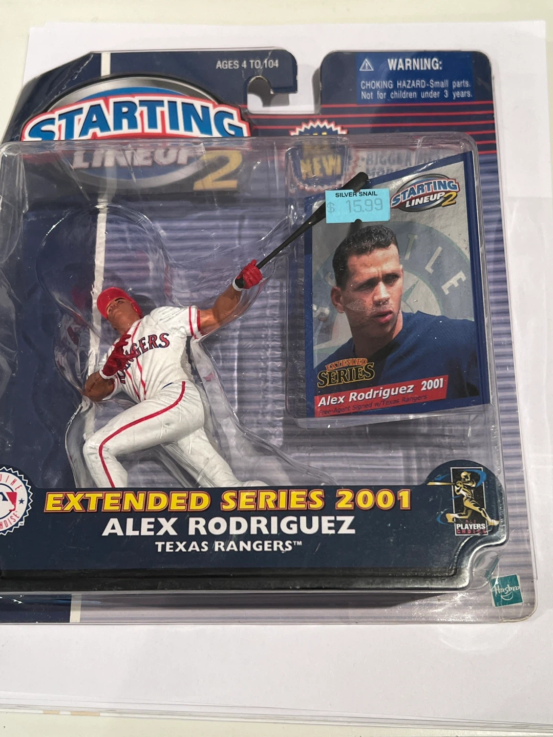 Alex Rodriguez Starting Lineup 2001 Extended Series