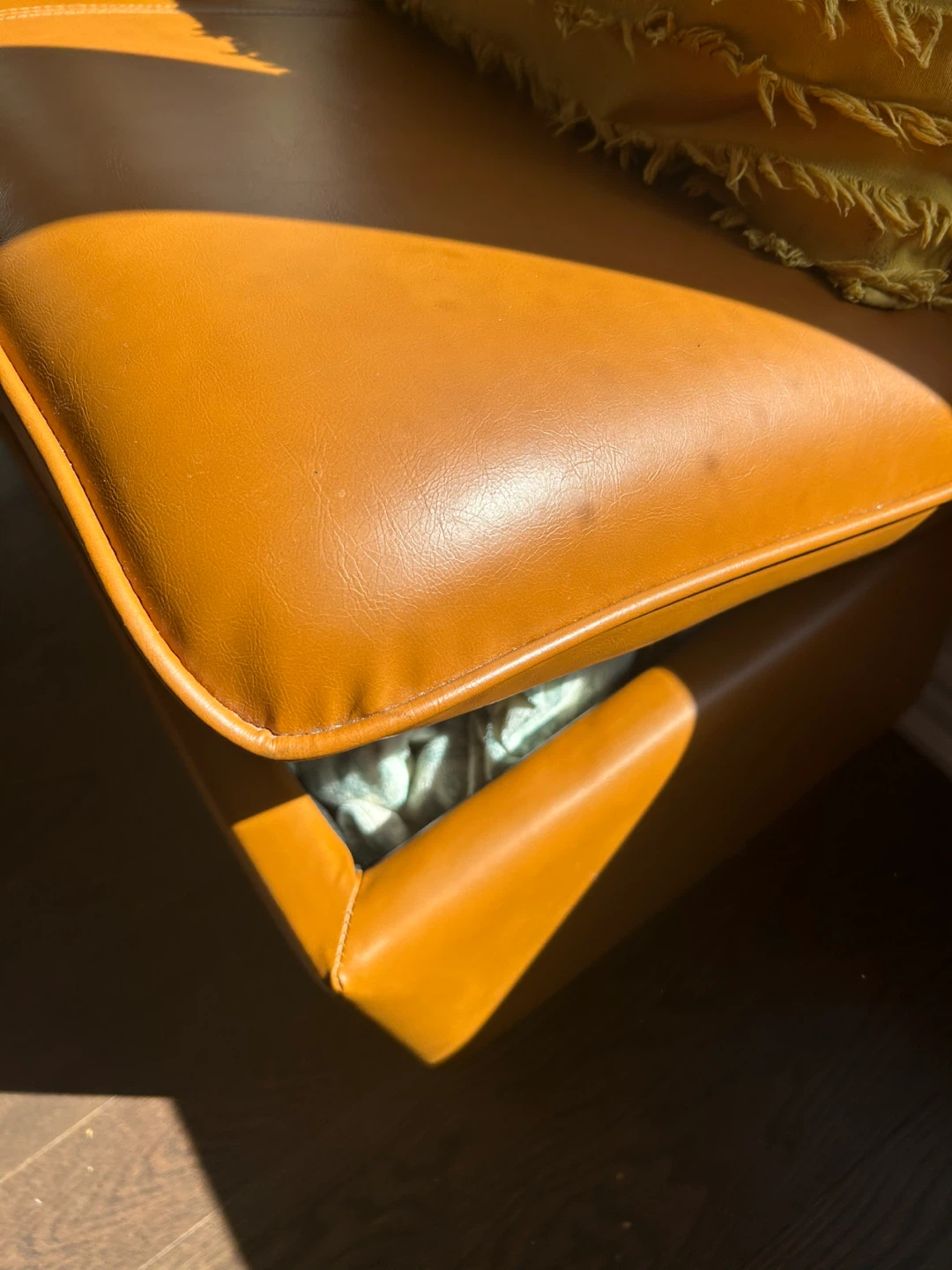 Brown Storage Ottoman - photo 3
