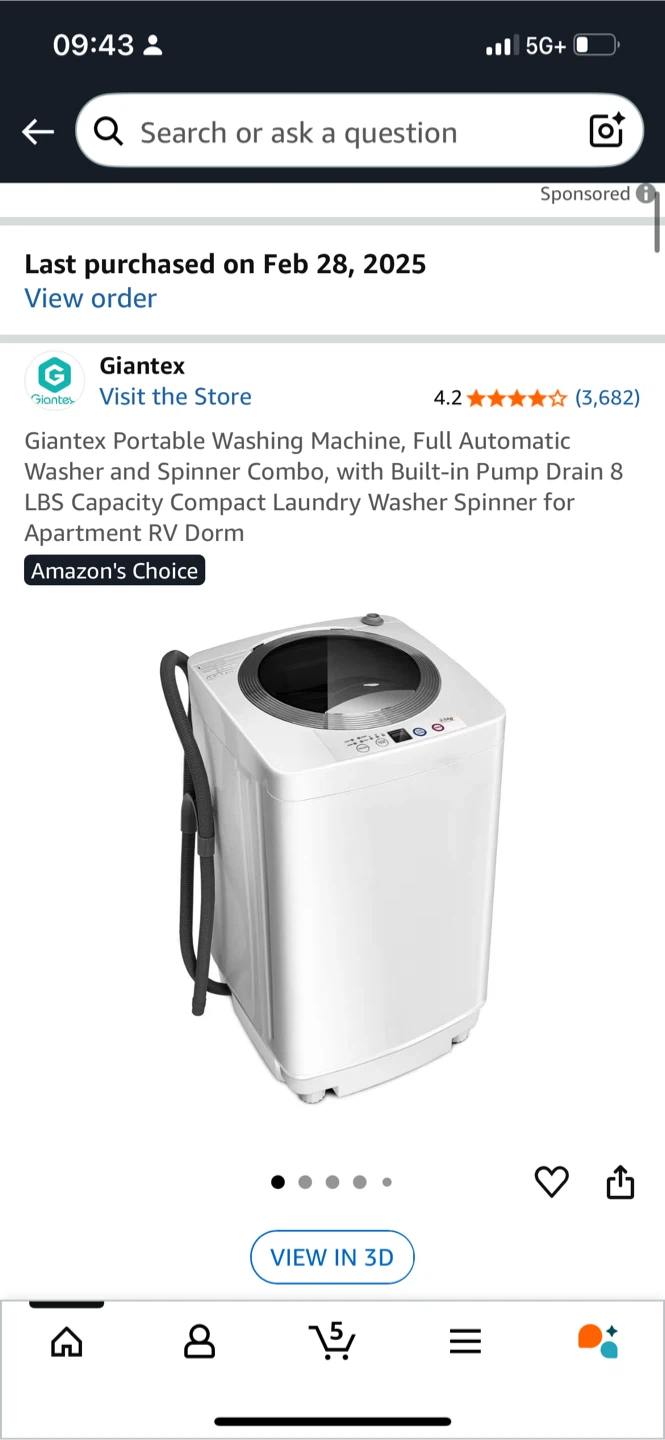 Giantex Portable Washing Machine