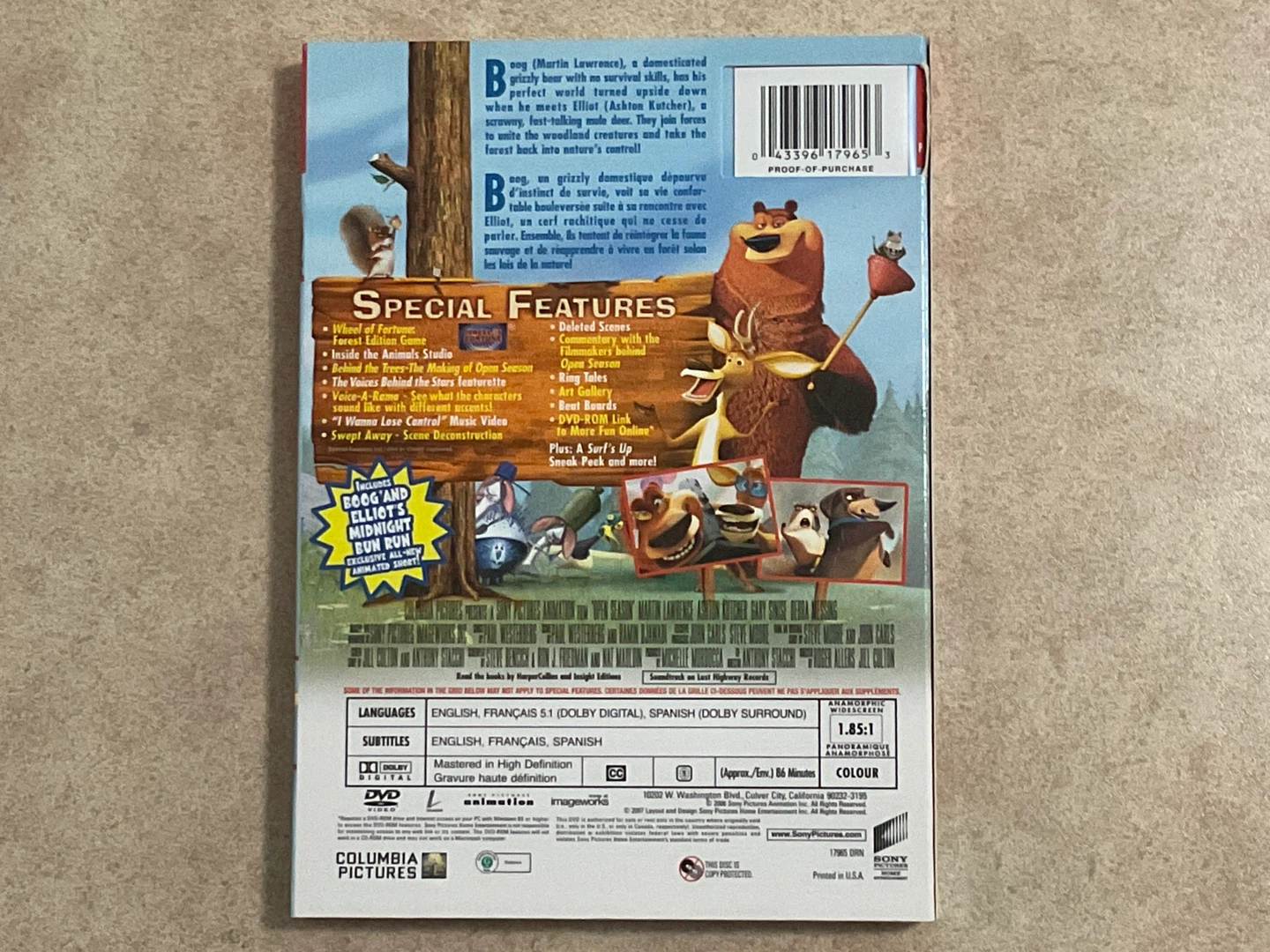 Open Season DVD - Widescreen Special Edition - photo 2