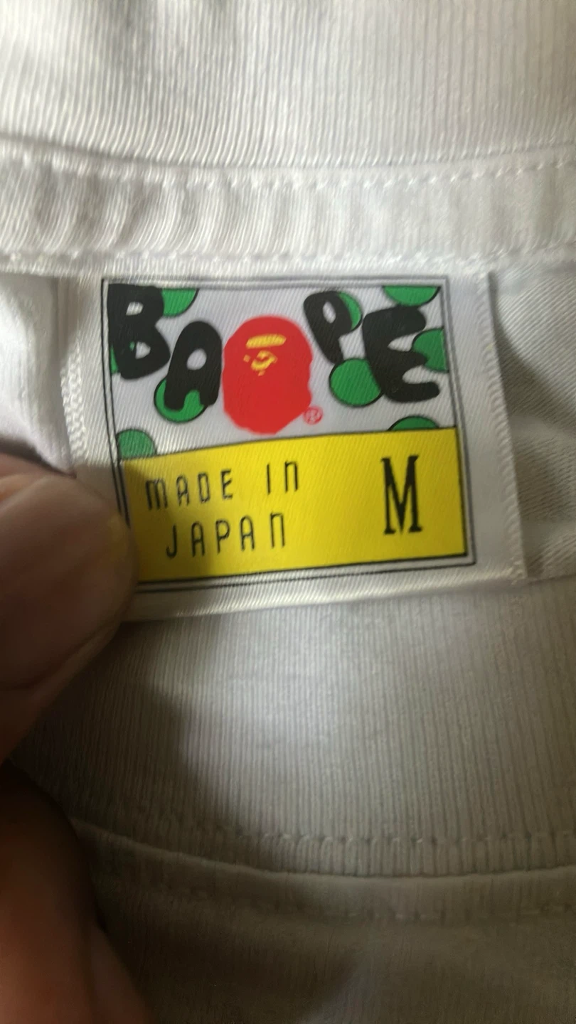 Bathing Ape (BAPE) White T-Shirt - Size M - photo 3